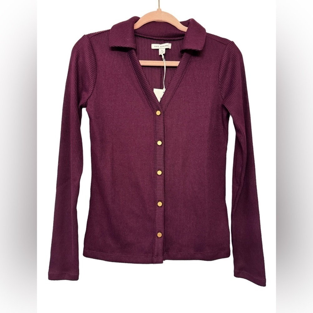 Free Assembly Collared Cardigan size Small - Picture 3 of 8